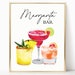 Printable Margarita Bar Sign Editable Margarita Bar Sign Template ...