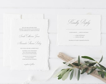 wedding invitation template etsy