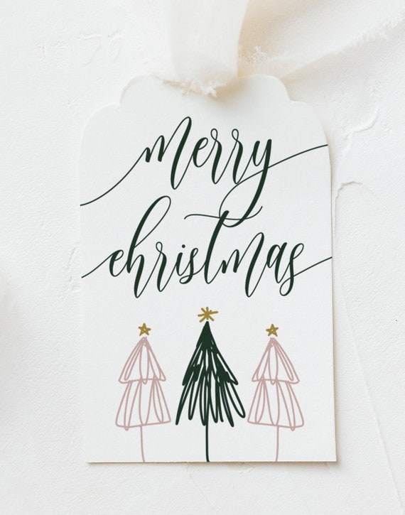 Christmas Tag Template - Holiday Gift Tags