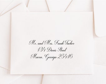 Printable Envelope Template | Envelope Template | Editable Envelope Template | Wedding Envelope Template | Calligraphy Envelope | DT19