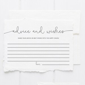 Printable Advice Cards | Advice and Well Wishes Cards | Editable Advice ...