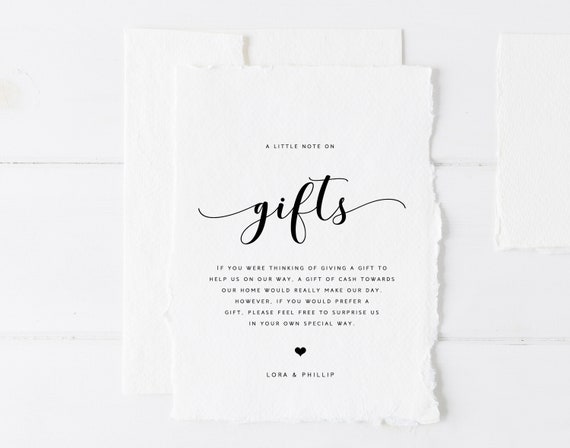 Wedding Wishing Well Card Template Modern Wedding Wishing Etsy