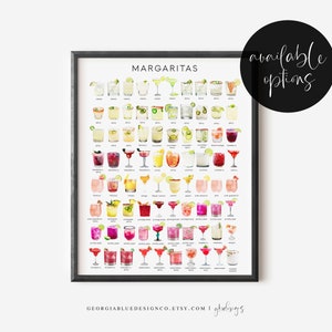 Printable Margarita Bar Sign | Editable Margarita Bar Sign Template ...