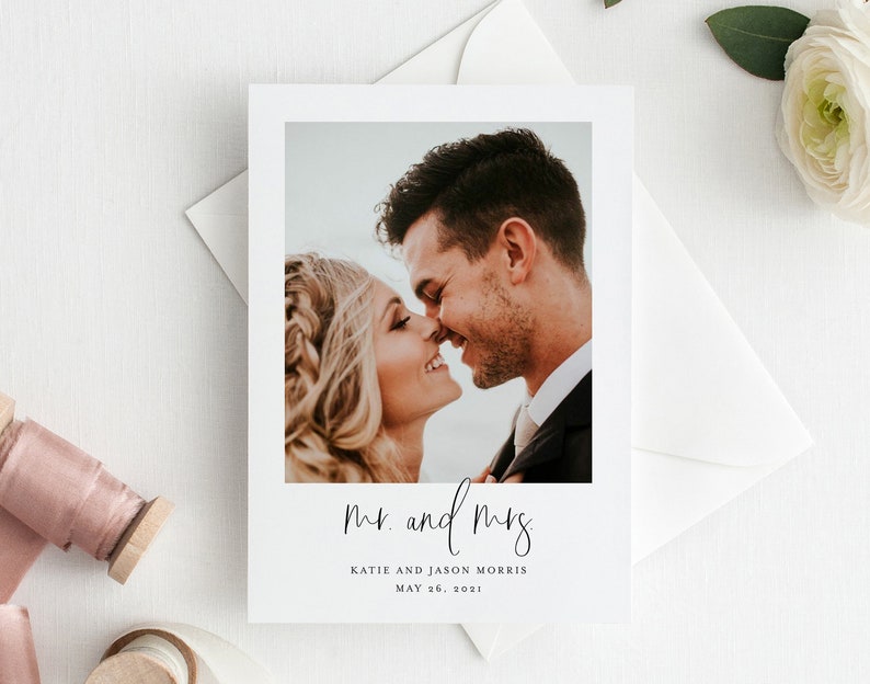 Printable Wedding Announcement Wedding Announcement Template - Etsy