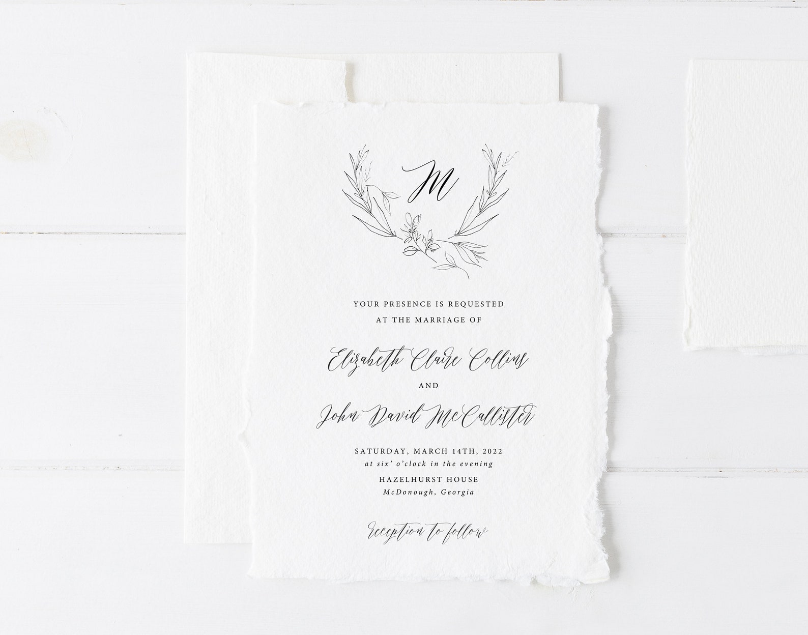 Printable Wedding Invitations Wedding Invitation Template Etsy