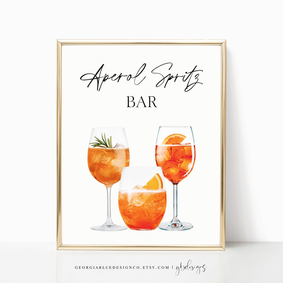 Aperol Spritz Cocktail Bar Essentials