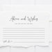 Printable Advice Cards Advice and Well Wishes Cards Editable Advice ...