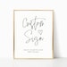 Custom Wedding Sign Template | Editable Wedding Sign | Create Your Own | Design Your Own | Minimalist | Modern | Simple | Calligraphy | SL04