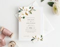 Printable Wedding Invitations | Templett Weddings Invitations | Wedding Invitation Template | Floral Wedding Invites | Magnolia | CM20