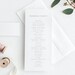 Printable Wedding Program Template Printable Wedding - Etsy