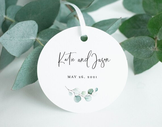 Wedding Favor Tags Favor Tag Template Printable Thank You | Etsy