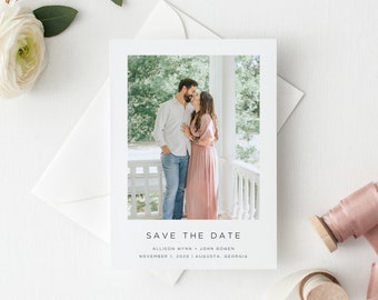 Printable Save the Date Card | Photo Save the Date | Save the Date Template | Editable Save the Date | Templett Save the Date Cards | ML19