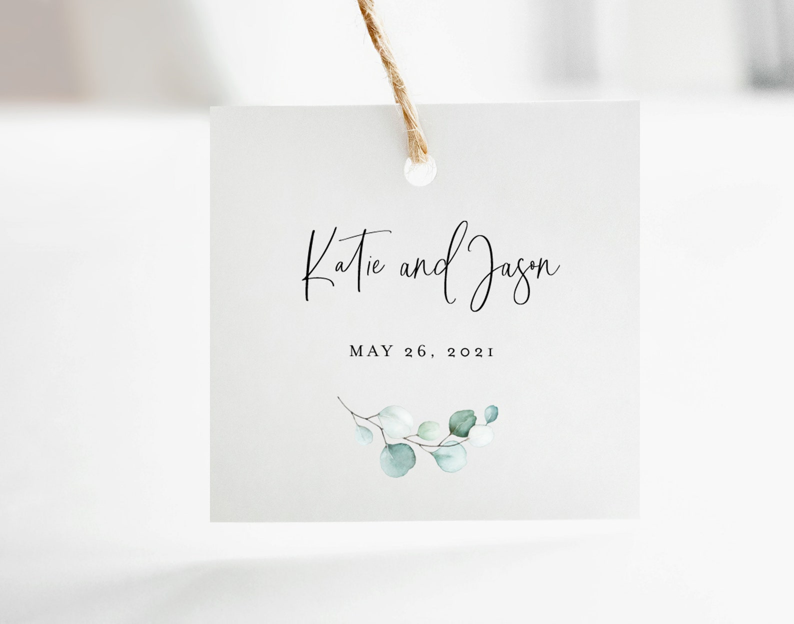 Wedding Favor Tags Favor Tag Template Printable Thank You | Etsy