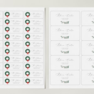 Christmas Address Labels Printable Address Labels Address Label