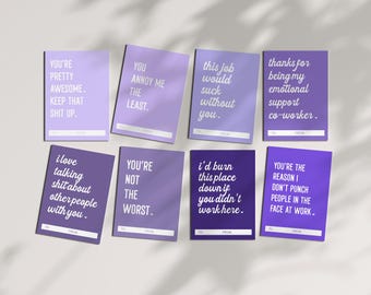 Printable Valentines Day Cards for Coworkers | Funny Valentines Cards | Coworker Valentines Day Gift Tag | Printable Gift Tag for Holiday