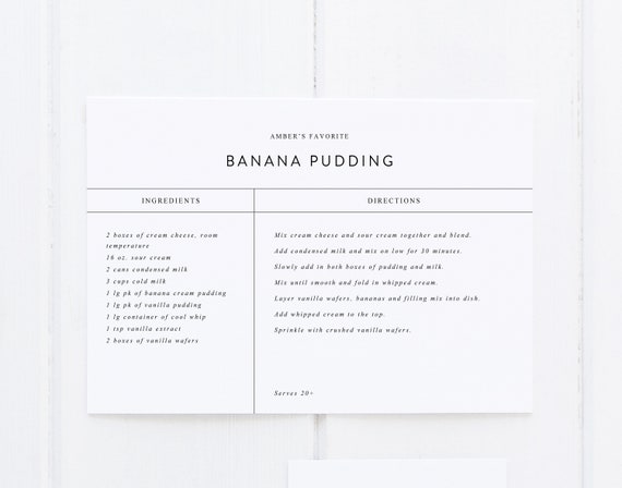 Printable Recipe Cards Template from i.etsystatic.com