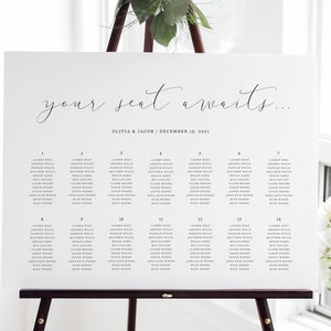 Printable Seating Chart Template Templett Seating Chart Editable ...