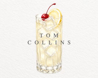 Spicy Ranch Water PNG, Watercolor Cocktail Illustration, Texas Drink Clipart, Jalapeño Tequila