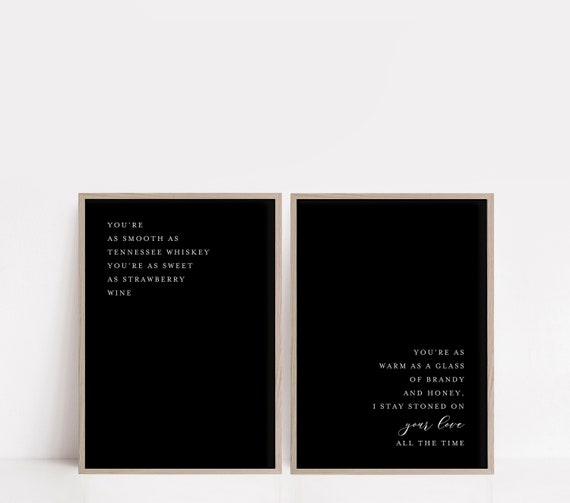 Tennessee Whiskey Lyrics Printable Tennessee Whiskey Etsy Tennessee Whiskey Lyrics Printable Tennessee Whiskey Etsy