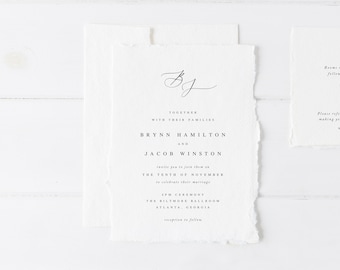 Printable Wedding Invitations Wedding Invitation Template | Etsy