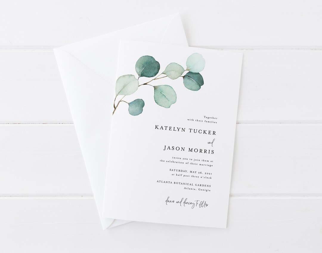 Printable Wedding Invitations Weddings Invitations Wedding - Etsy
