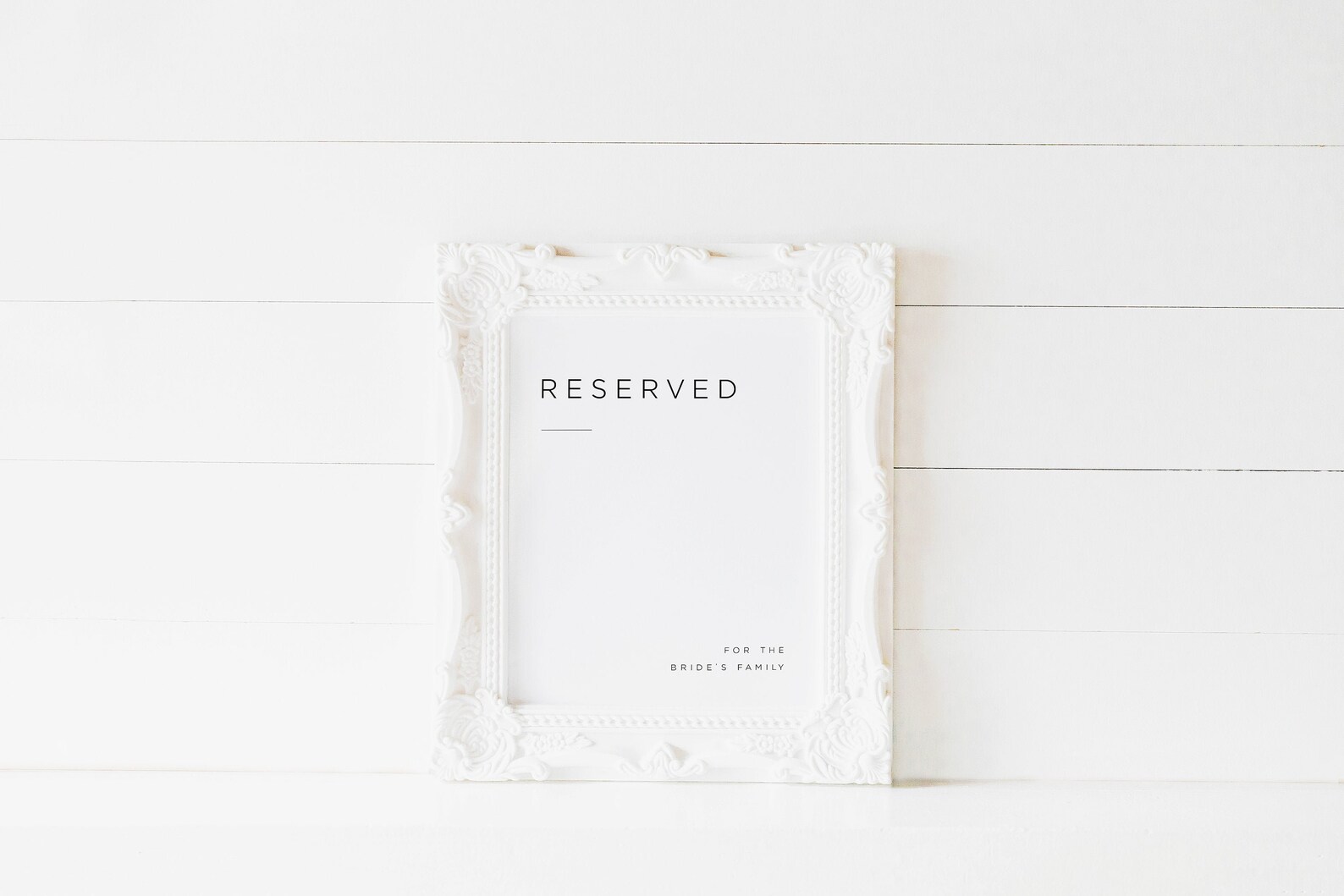 Printable Reserved Seating Sign Template Wedding Ceremony - Etsy