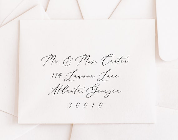 Printable Envelope Template Envelope Template Editable - Etsy