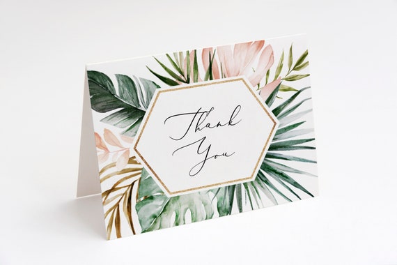Thank You Card Template Printable Thank You Cards | Etsy Thank You Card Template Printable Thank You Cards | Etsy