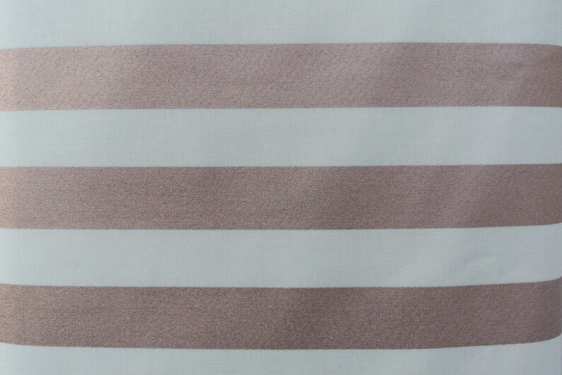 Cream Cotton Fabric Please Metallic Stripe Fabric Yes Please Home Dec Riley Blake Bronze My Mind/'s Eye Yes Quilting Fabric