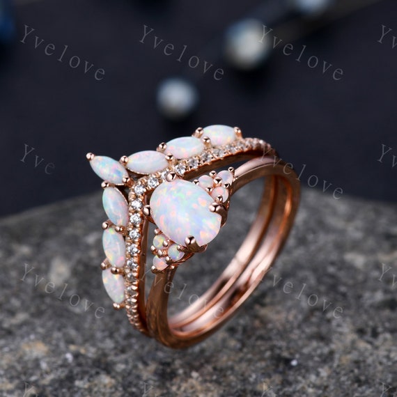 Buy CEYLONMINE OPAL Adjustable Opal Ring Man and Women Copper Opal Gold  Plated Ring Online at Best Prices in India - JioMart.