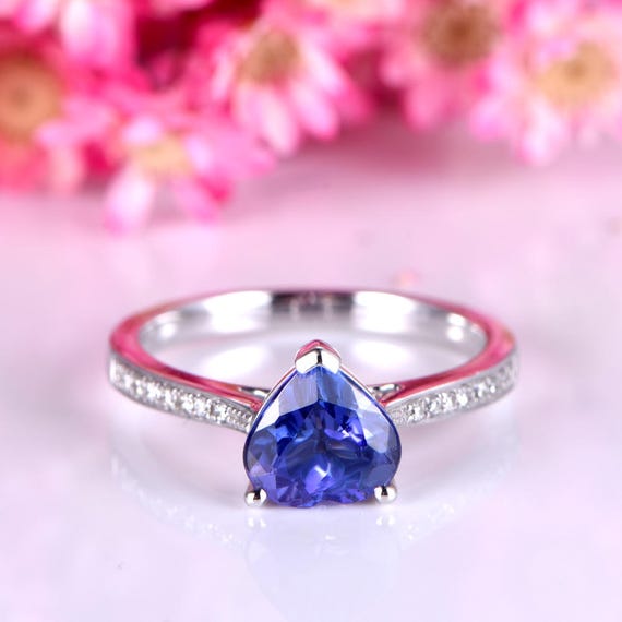 Tanzanite engagement rings etsy store