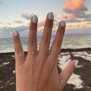 Dainty Moissanite Engagement Ring,Solid Gold Minimalist Ring,Twig Leaf Ring,Stacking Ring,Tiny Moissanite Ring,Unique Promise Ring For Her