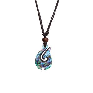 Pointed Paua Hei Matau