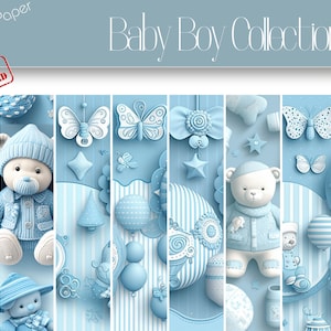 Nursery Baby Boy Digital Patterns