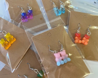 Gummy Bear Resin Earrings