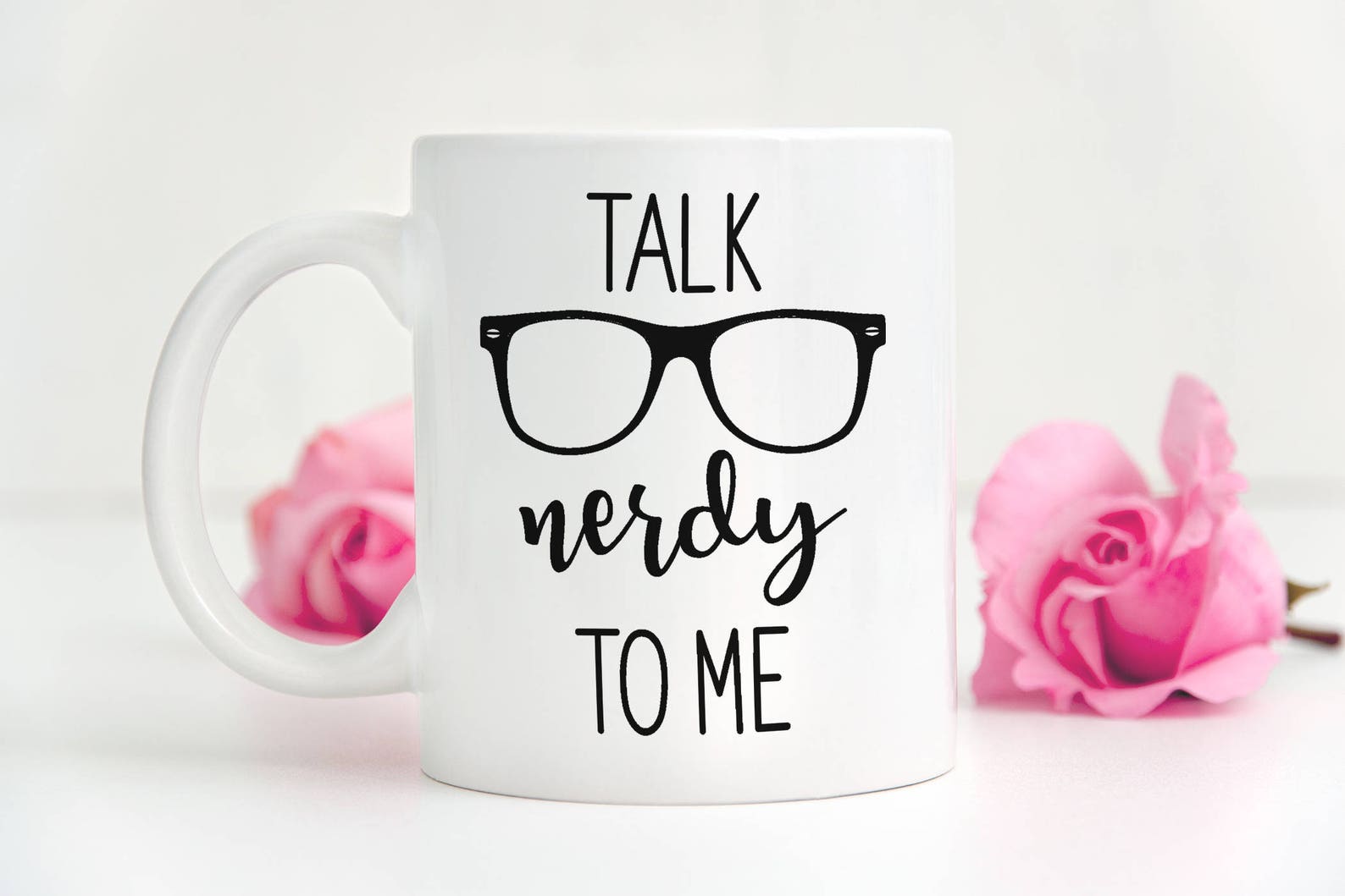 Teacher Gift Talk Nerdy to Me Mug Funny Nerd Mug Nerdy Mug Etsy