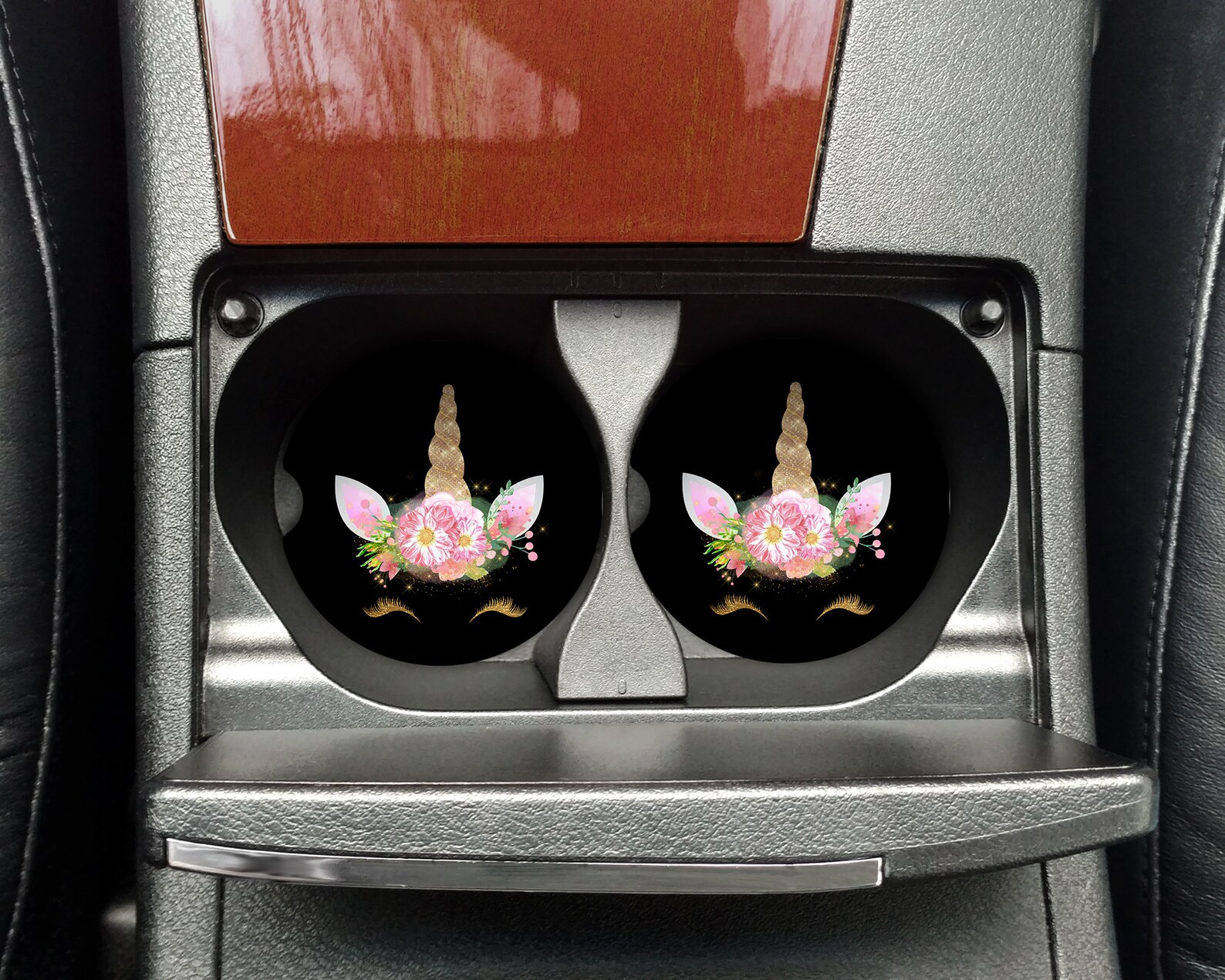 Unicorn Car Coasters Unicorn Car Accessories Car Accessories Etsy