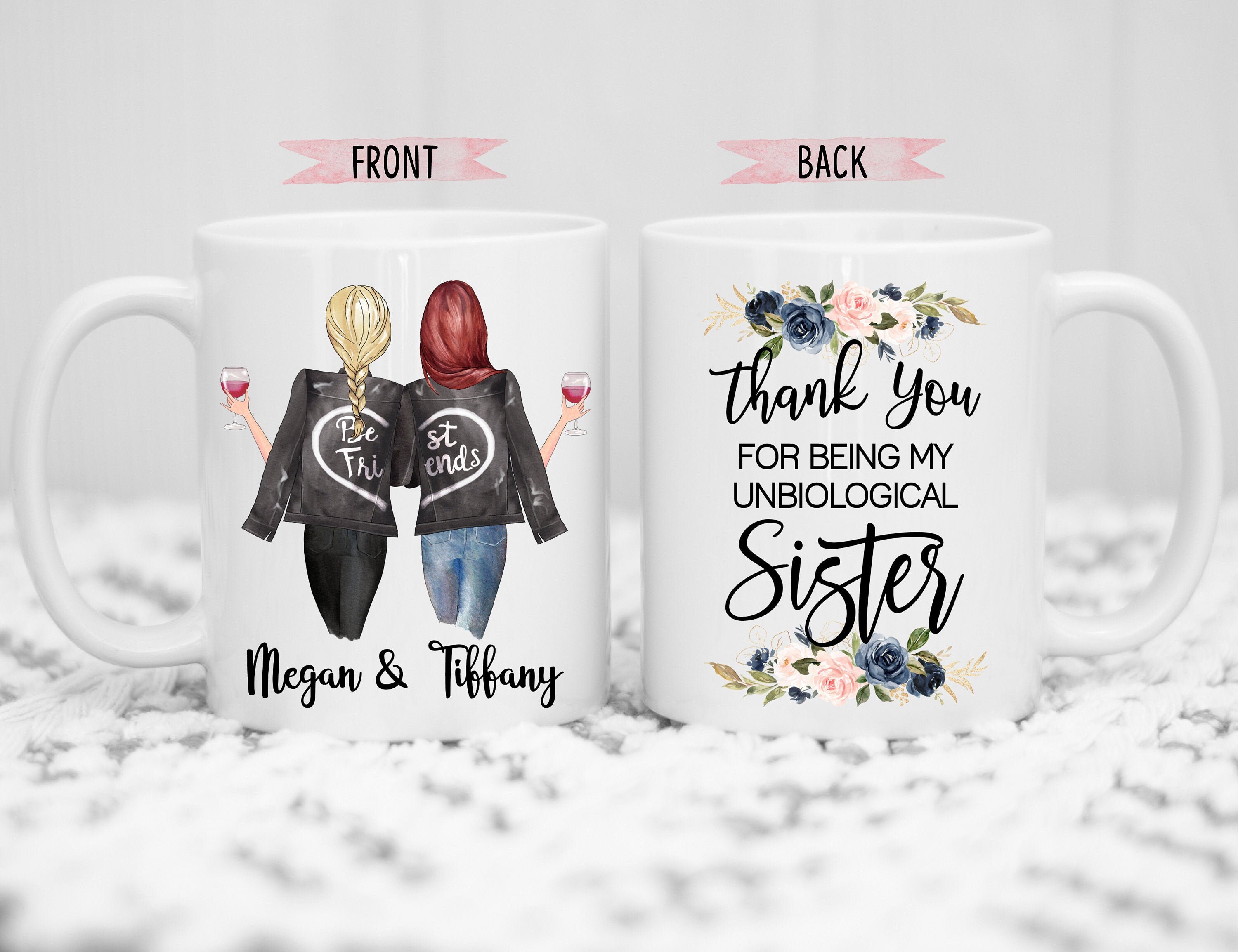 Best Friend Gift Personalized Best Friend Gift Thank You for Etsy