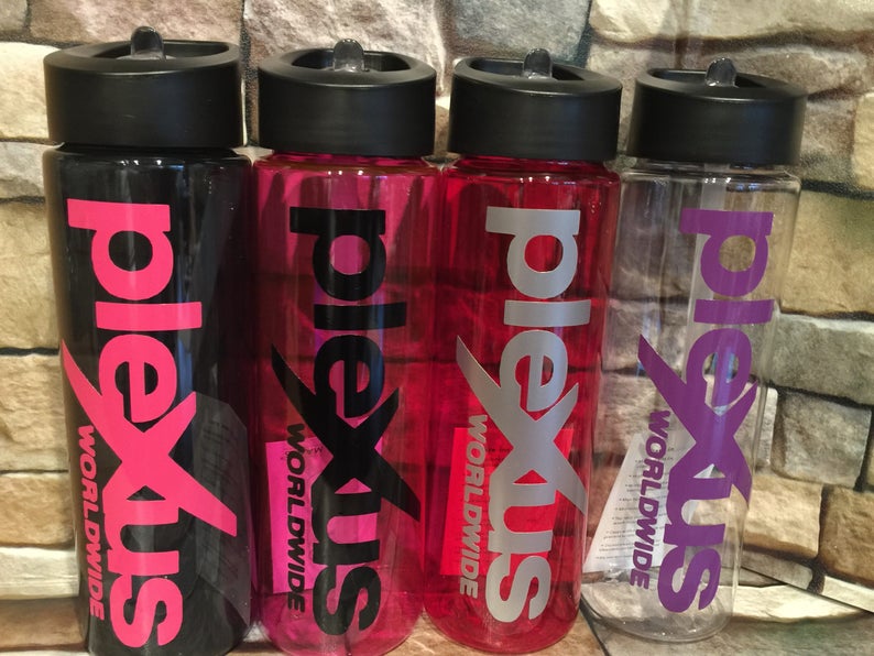 Plexus water bottle labels