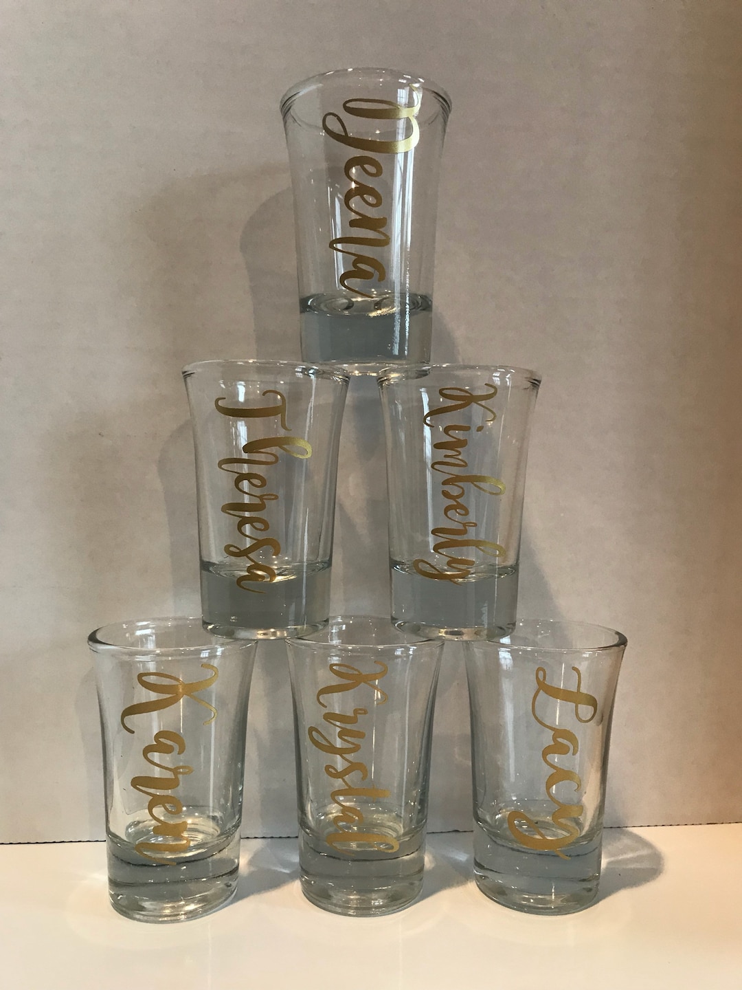 Personalized Shot Glasses Etsy