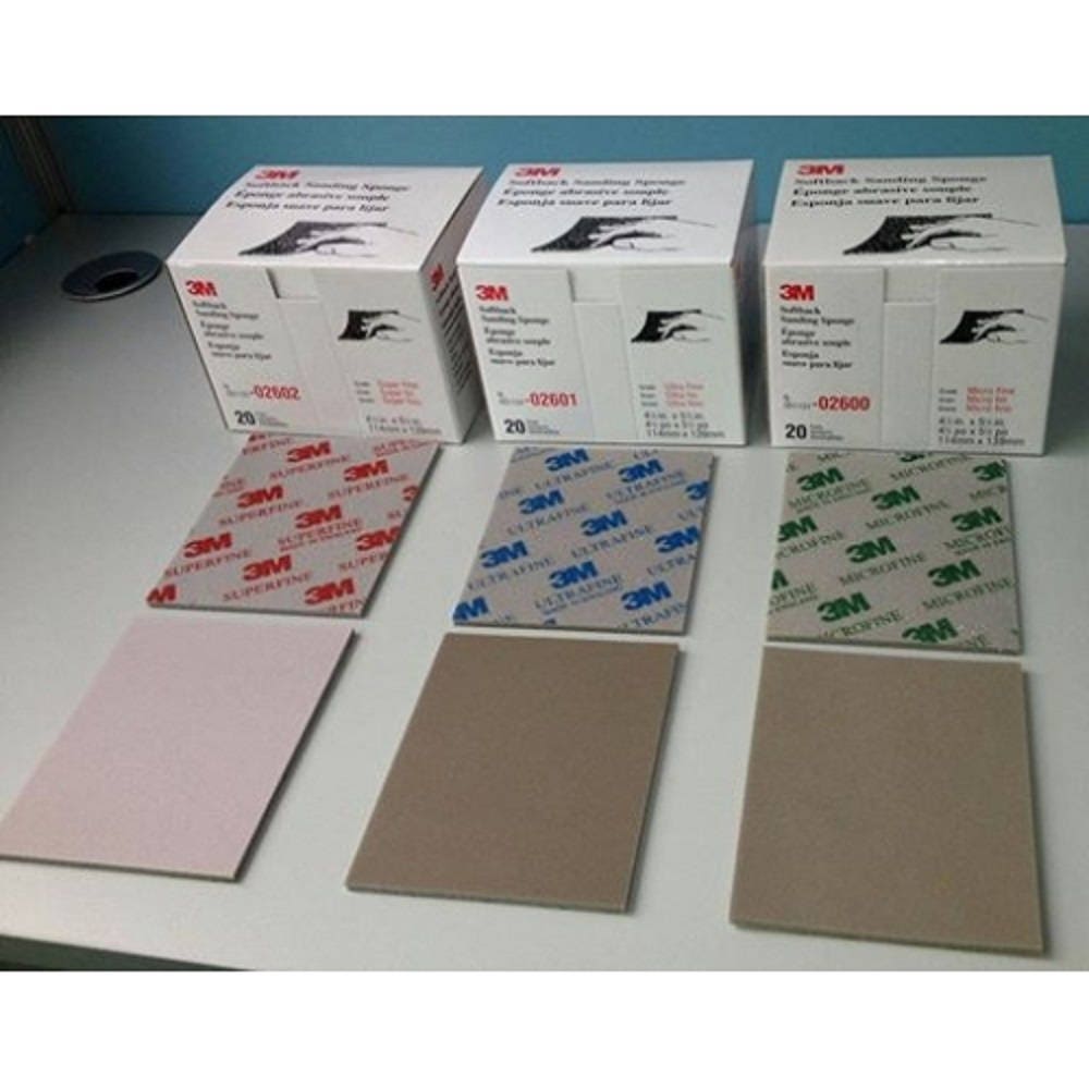 3m Sanding Sponges Softback Foam Pads 3pcs 3grits sets packs Etsy