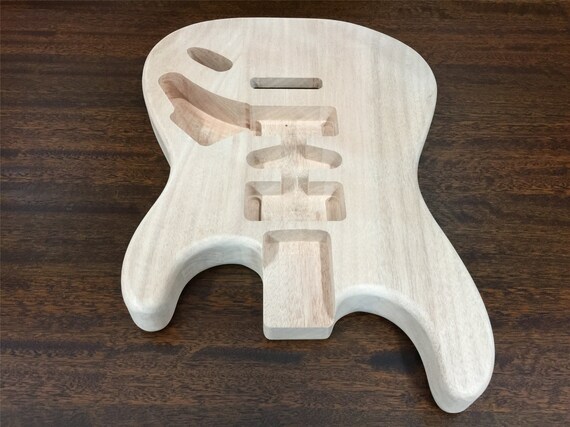 Full Size Electric Guitar DIY Body Solid Mahogany Wood
