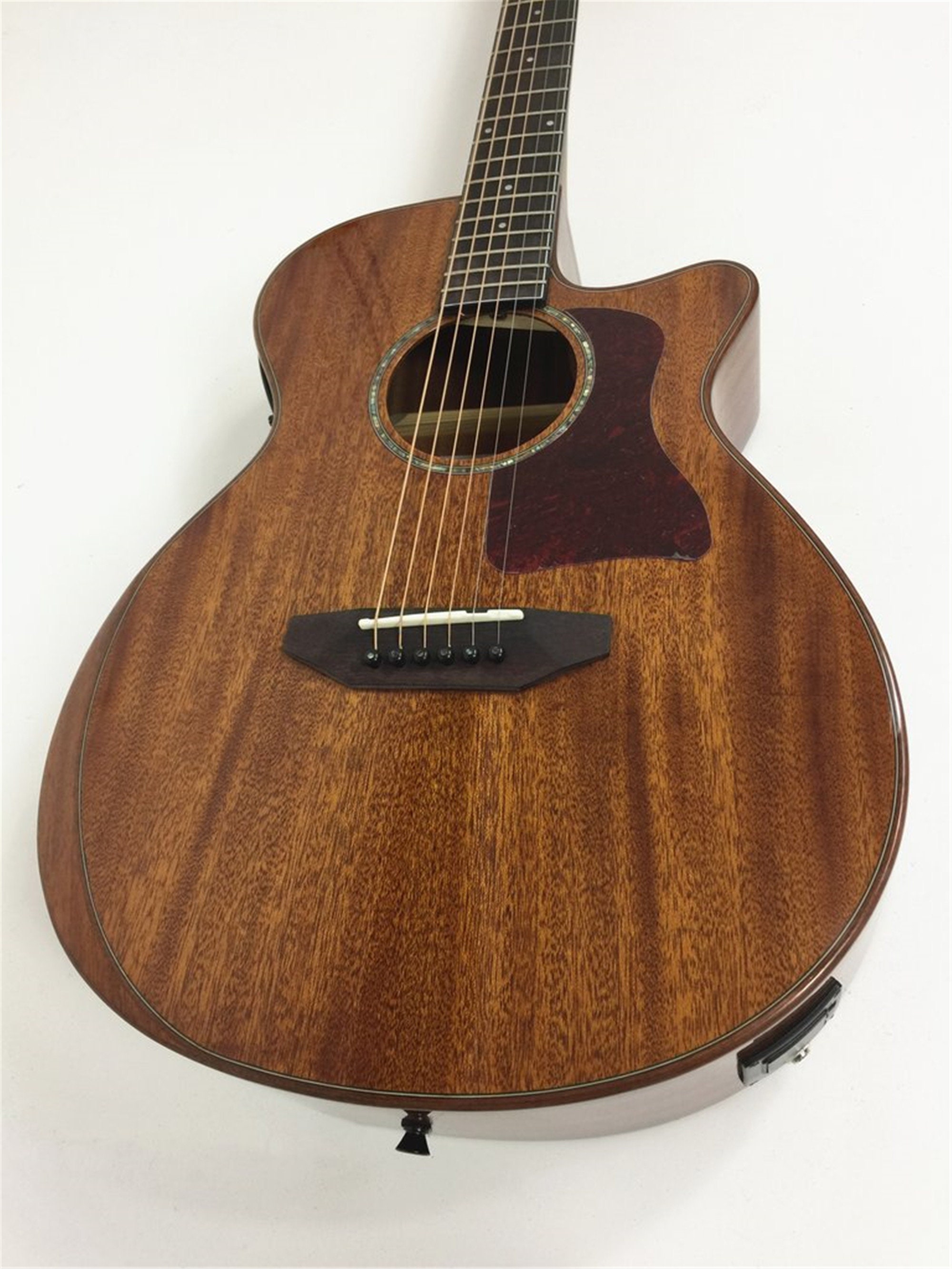 40 Caraya HS-GYPSY-CEQ/GC OM Type Acoustic Guitar,Built-in EQ,  Cutaway+Free Bag