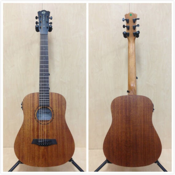 Caraya Safair 34 EQ All Mahogany Acoustic Guitar W/built-in Eq,tunerfree Bag  
