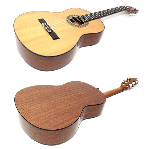 Full Size Caraya Solid Spruce Top,nylon String Classical Guitarfree Bag  C-978N 