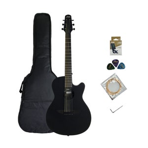 Lindo ORG Regular Red Electro Acoustic Guitar With Preamp LCD Tuner and  Padded Gig Bag -  Norway