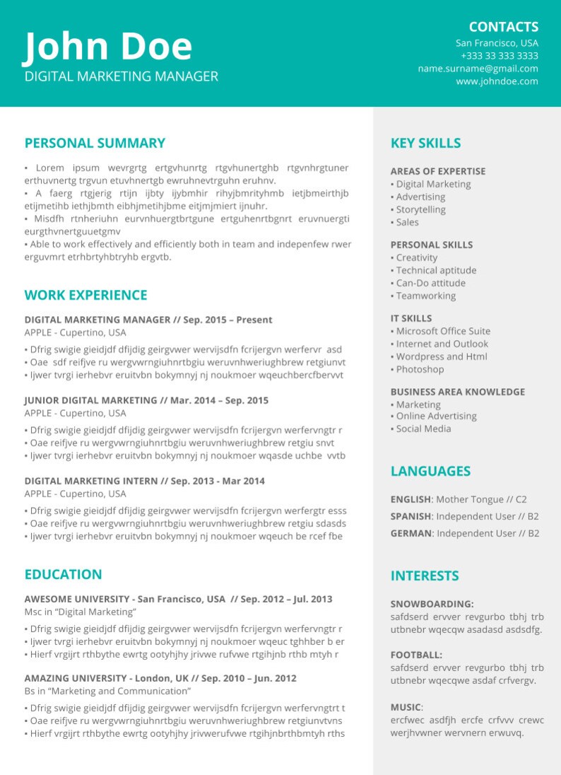 Curriculum vitae compilare picture