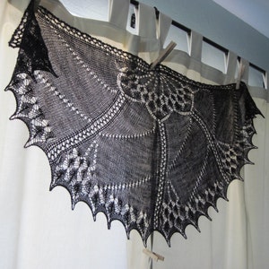 Rain and Agave Lace Shawlette Pattern