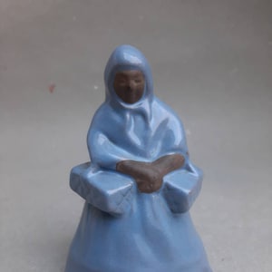 KRINGEL-STAVA Södertälje 1969. Design K Koutny. Swedish Glazed Women Figurine. Vintage / Scandinavian Design