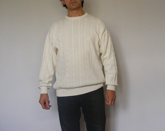Vintage Norweger Pulli von BOUVIAC Norwegen skandinavischen Folk Pullover Nordic Muster große Größe L Vintage Norweger Pulli von BOUVIAC Norwegen skandinavischen Folk Pullover Nordic Muster große Größe L